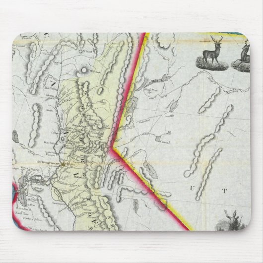 Tapis De Souris Carte de la Californie (Devant)