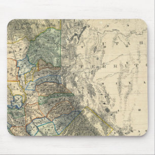 Tapis De Souris Carte de la Californie par Britton et Rey