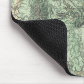 Tapis De Souris Carte de la classification des terres dans le cent (Coin)