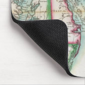 Tapis De Souris Carte de la côte américaine (Coin)