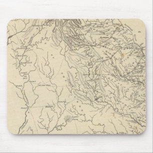 Tapis De Souris Carte de la Géorgie par Arrowsmith