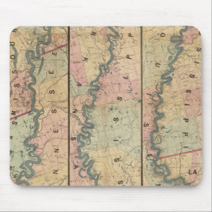 Tapis De Souris Carte de la Lloyd's du Bas-Mississippi