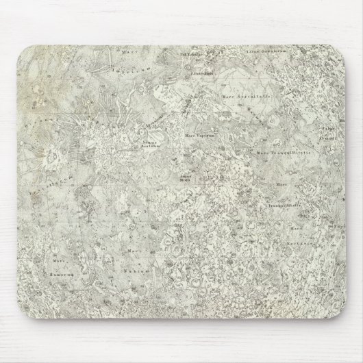 Tapis De Souris Carte de la lune (Devant)