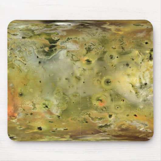 Tapis De Souris Carte de la lune de Jupiter Lo (Devant)