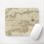 Tapis De Souris Carte de la Manche britannique (Avec souris)