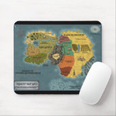 Tapis De Souris Carte de la mémoire Terre de Mousepad (Avec souris)