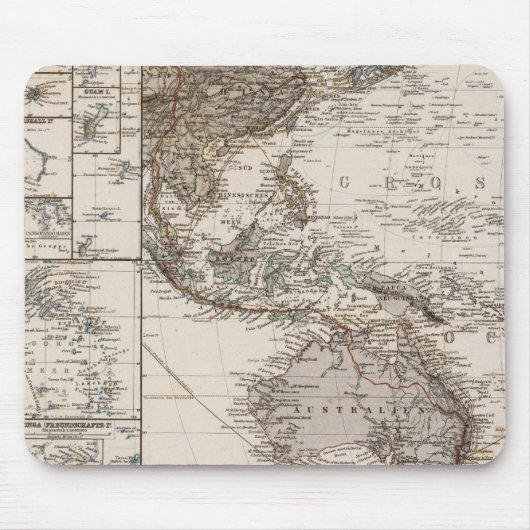Tapis De Souris Carte de la Polynésie (Devant)