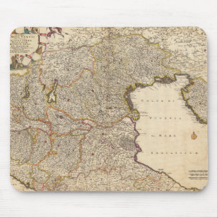 Tapis De Souris Carte de la région de Venise, Italie
