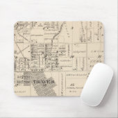 Tapis De Souris Carte de la section du comté de Tulare T17S R23E (Avec souris)