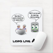Tapis De Souris Carte de la souris Long Live AI (Avec souris)