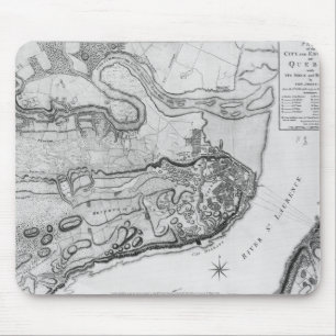Tapis De Souris Carte de la ville et des environs du Québec