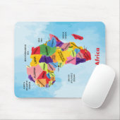 Tapis De Souris Carte de l'Afrique (Avec souris)
