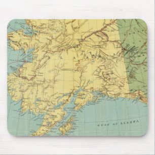 Tapis De Souris Carte de l'Alaska par Rand McNally