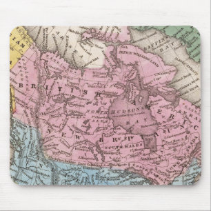 Tapis De Souris Carte de l'Amérique du Nord 2