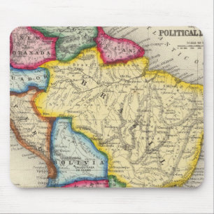 Tapis De Souris Carte De L'Amérique Du Sud