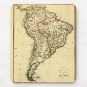 Tapis De Souris Carte de l'Amérique du Sud 1817