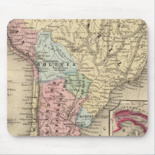 Tapis De Souris Carte de l'Amérique du Sud par Mitchell