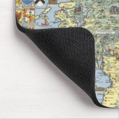 Tapis De Souris Carte de l'Écosse historique (Coin)