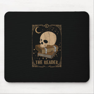 Tapis De Souris Carte de lecteur de livre païen goblincore gothiqu
