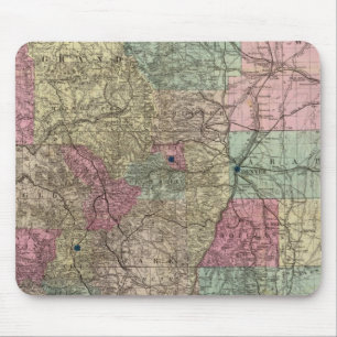 Tapis De Souris Carte de l'État du Colorado