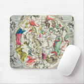 Tapis De Souris Carte de l'hémisphère sud (Avec souris)