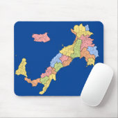 Tapis De Souris Carte de l'Italie * Mapa de Italia (Avec souris)