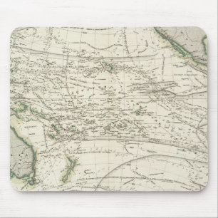 Tapis De Souris Carte de l'océan Pacifique