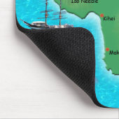 Tapis De Souris Carte de Maui (Coin)