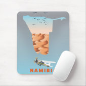 Tapis De Souris Carte de Namibie (Avec souris)