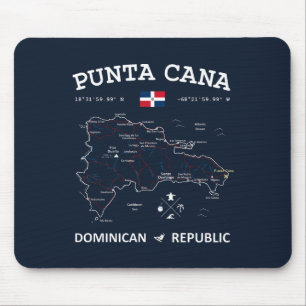 Tapis De Souris Carte de Punta Cana
