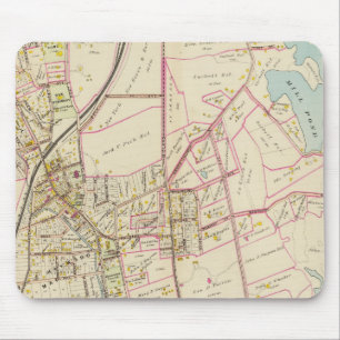 Tapis De Souris Carte de Rye, New York