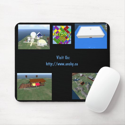 Tapis De Souris Carte de souris AnSky (Avec souris)