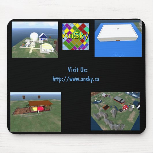 Tapis De Souris Carte de souris AnSky (Devant)