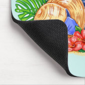 Tapis De Souris Carte de souris d'été de plage monogramme (Coin)