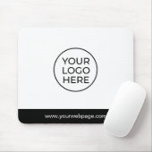 Tapis De Souris Carte de souris du logo d'entreprise personnalisée (Avec souris)