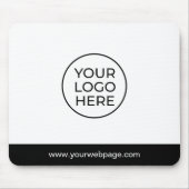 Tapis De Souris Carte de souris du logo d'entreprise personnalisée (Devant)