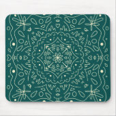 Tapis De Souris Carte de souris Emerald Mandala (Devant)