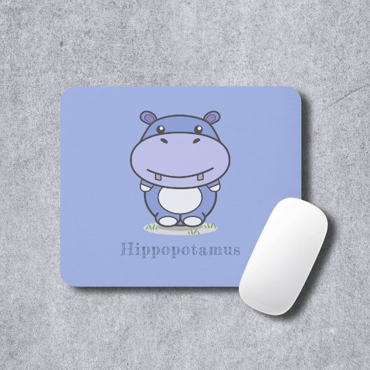 Tapis De Souris Carte de souris Hippo