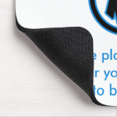 Tapis De Souris Carte de souris interdite (Coin)