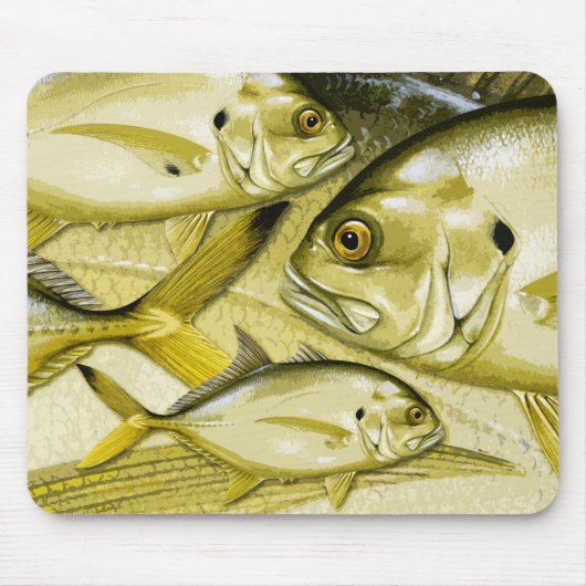 Tapis De Souris Carte de souris Jack Crevalle (Devant)
