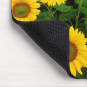 Tapis De Souris Carte de souris personnalisée avec des tournesols (Coin)