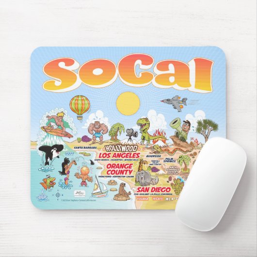 Tapis De Souris Carte de souris SoCal Ultimate (Avec souris)