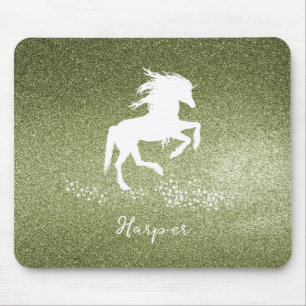 Tapis De Souris Carte de souris Unicorne de Parties scintillant ve