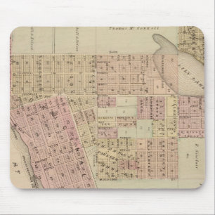 Tapis De Souris Carte de Stillwater, comté de Washington, Minneso