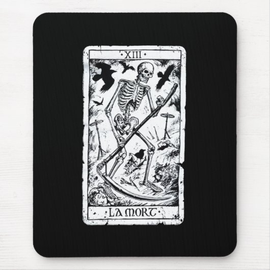 Tapis De Souris Carte de tarot de Mort de La (Devant)