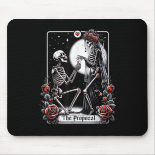 Tapis De Souris Carte de tarot de proposition de partie de fiançai