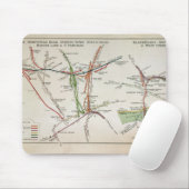 Tapis De Souris Carte de transport de Londres, c.1915 (Avec souris)