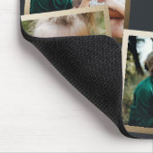 Tapis De Souris Carte de vacances multi-photo or moderne (Coin)