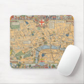 Tapis De Souris Carte des enfants de Londres, Angleterre (Avec souris)