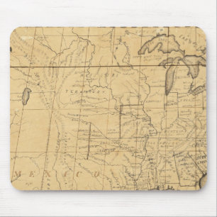 Tapis De Souris Carte des enfants des États-Unis